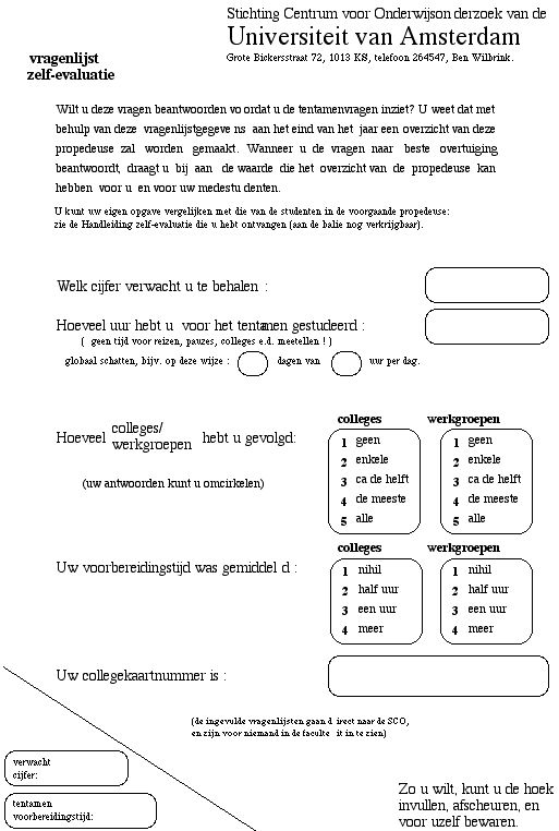 vragenlijst